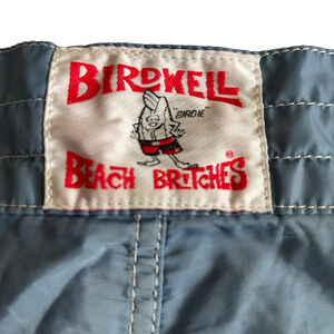 Birdswell Beach Britches Board Shorts Swim Trunks Men's Size 33 Blue Inseam 8"